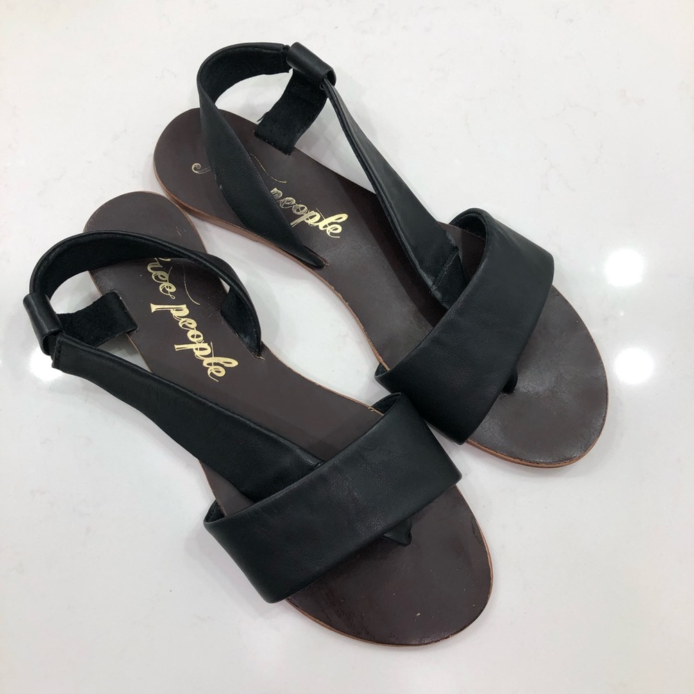 Free People Black Sandals